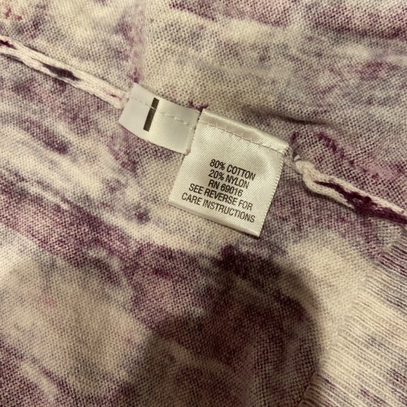 Studio Works Cardigan in Purple Pattern- Size Large - Picture 6 of 7